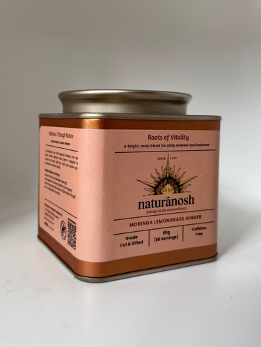 Naturânosh - Moringa, Zitronengras, Ingwer - koffeinfreier Wellnesstee, lose
